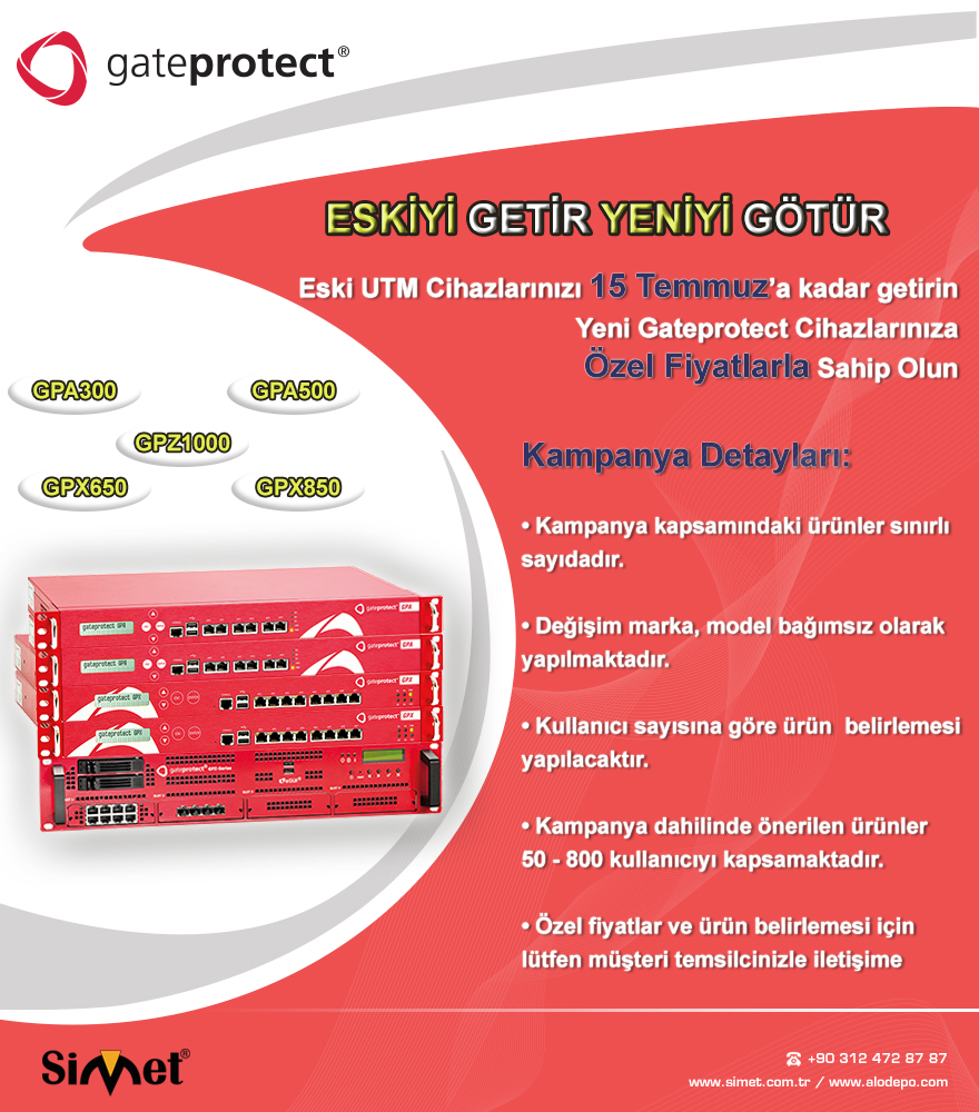 GateProtect Eskiyi Getir Yeniyi Gotur