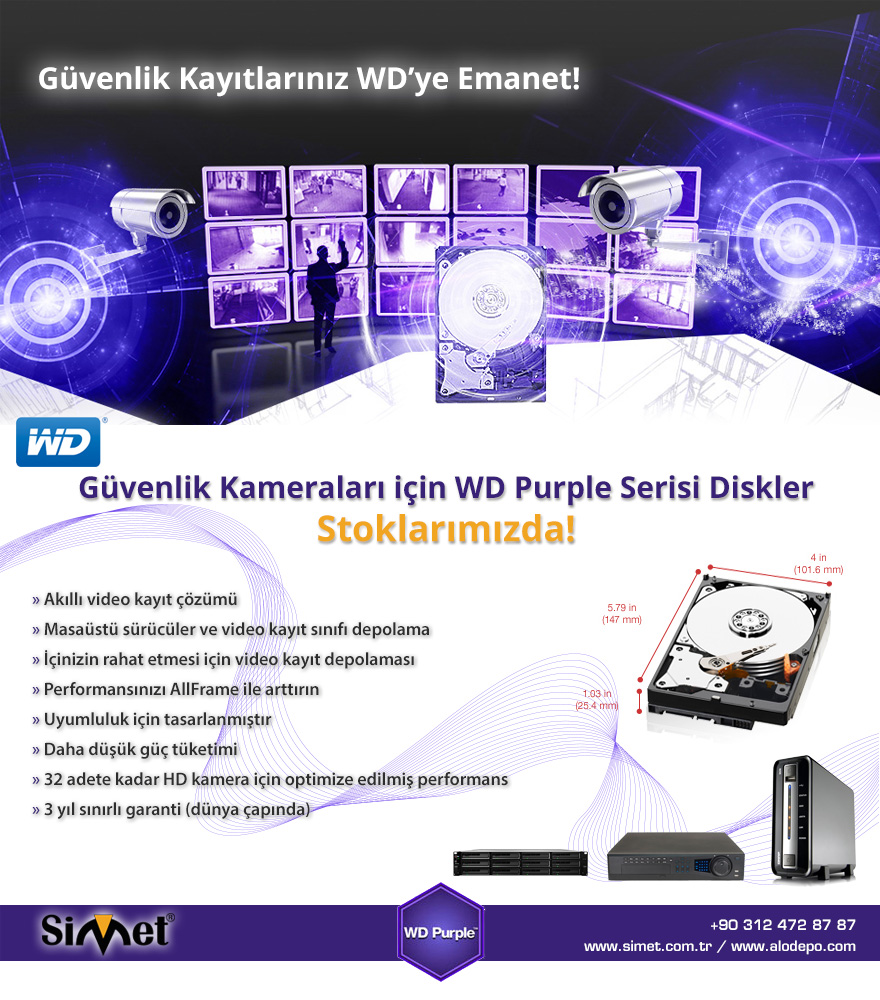 Western Digital Purple Serisi