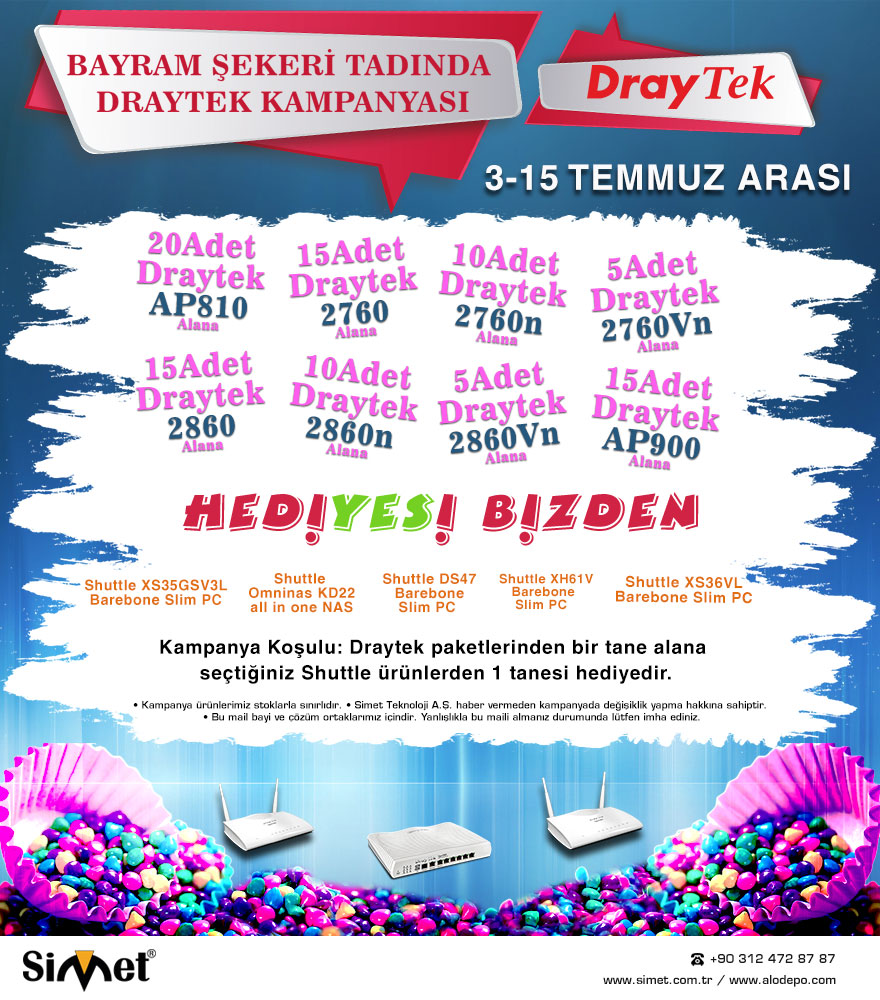 2015 Draytek Bayram Kampanya