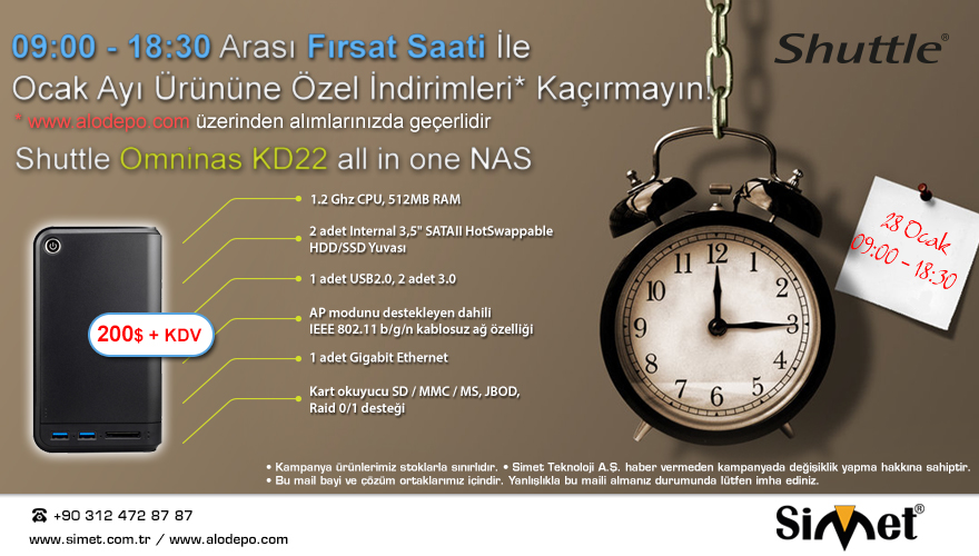 2015 Ocak Fırsat Saati