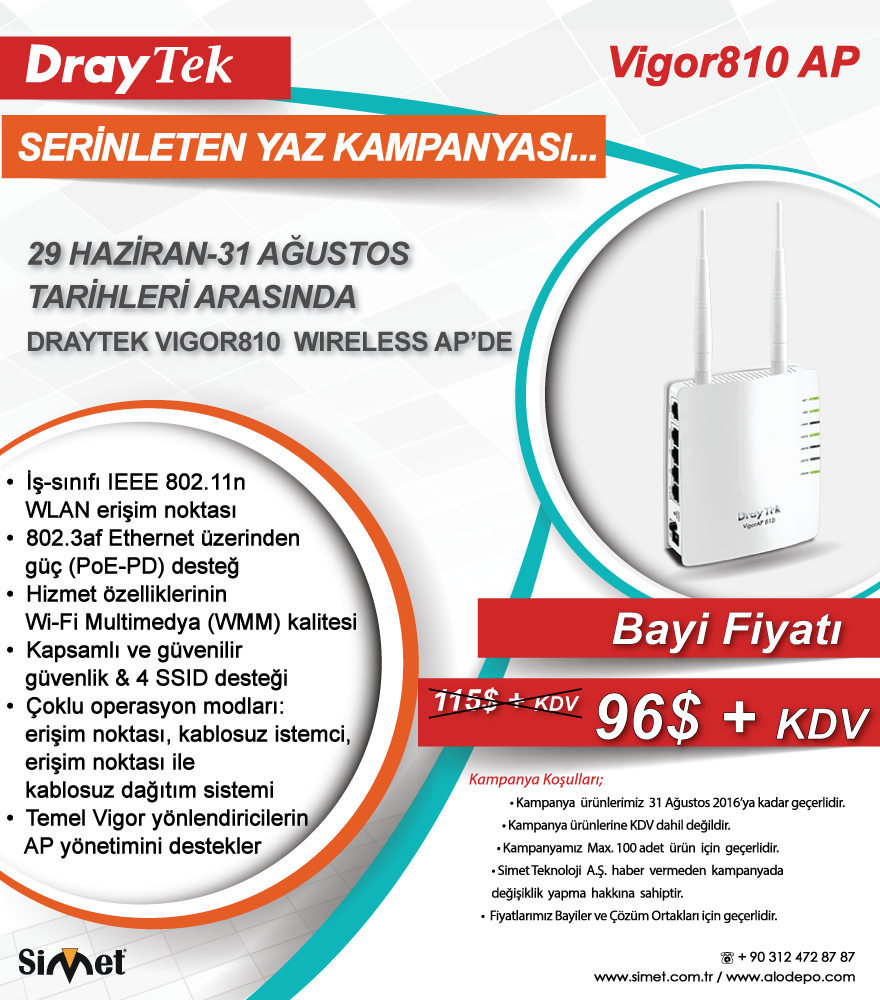 2016_Draytek_VigorAP_810_Kampanya