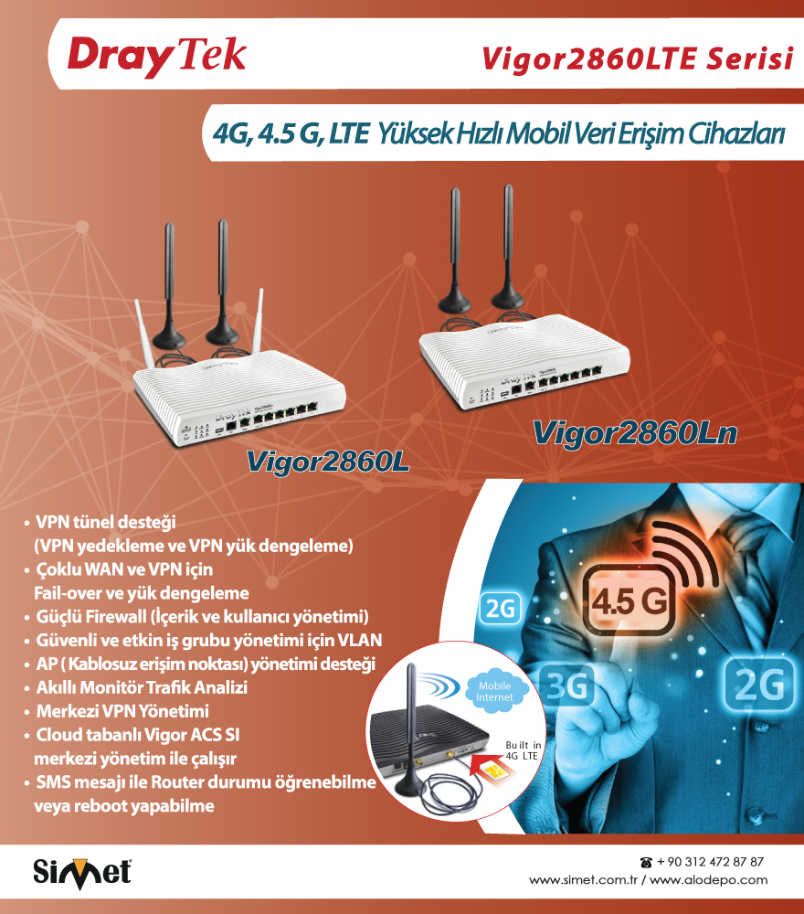 2016_Draytek_Vigor_2860_LTE_Serisi
