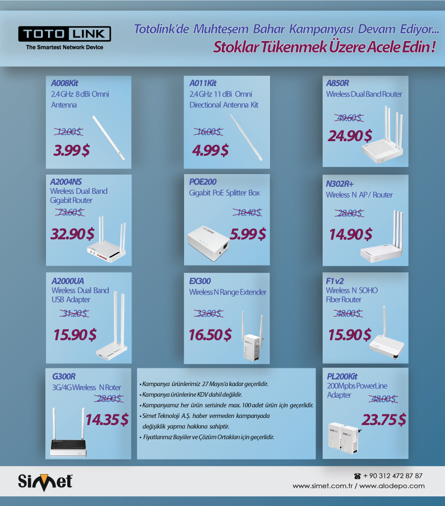 2016_Totolink_Bahar_Erken_Geldi_Kampanyasi_2