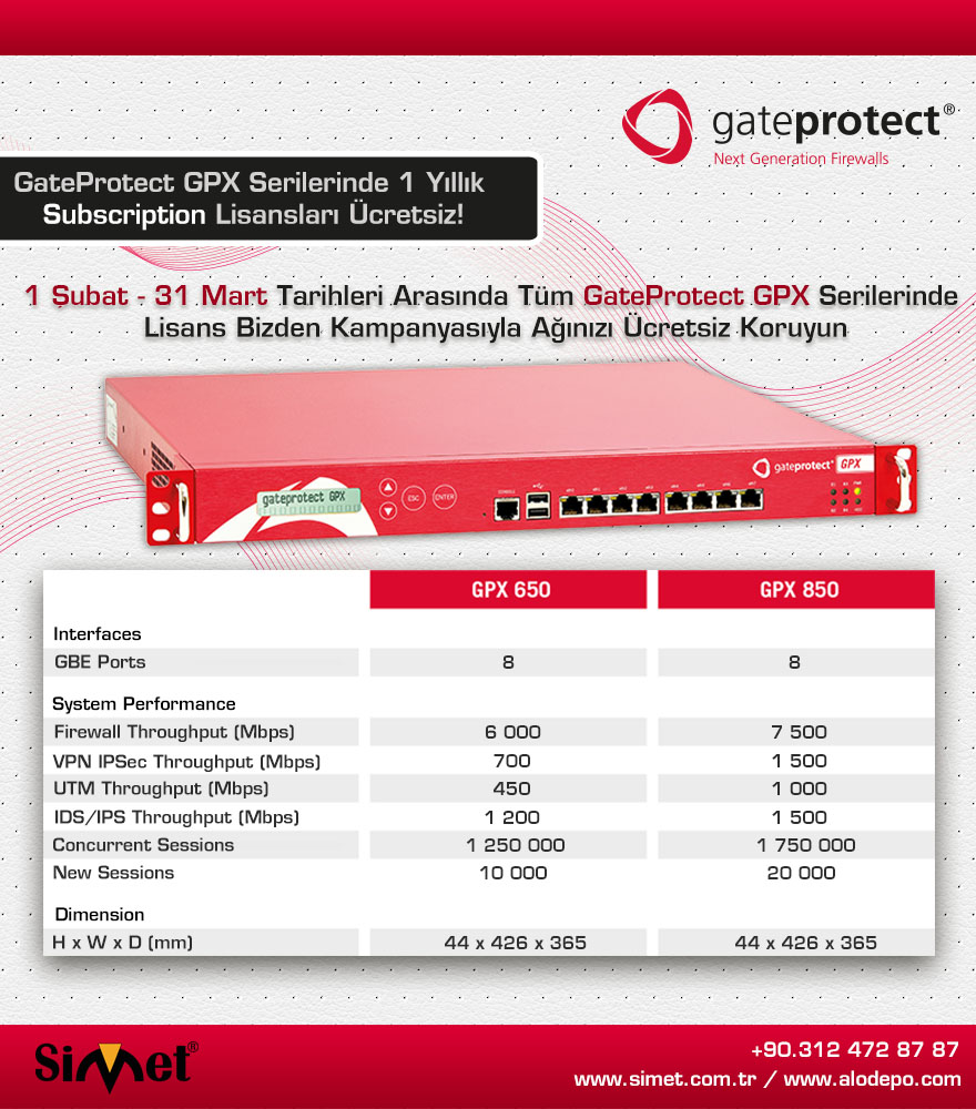 GateProtect GPX Kampanya