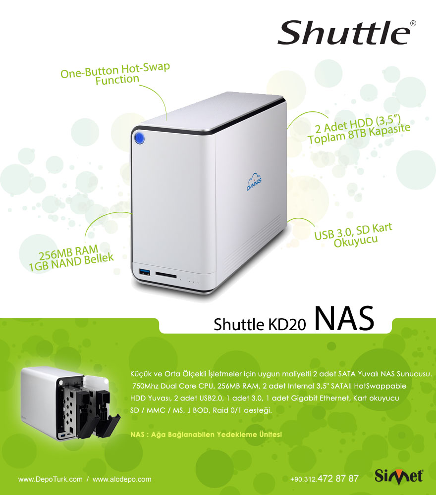 Shuttle KD20