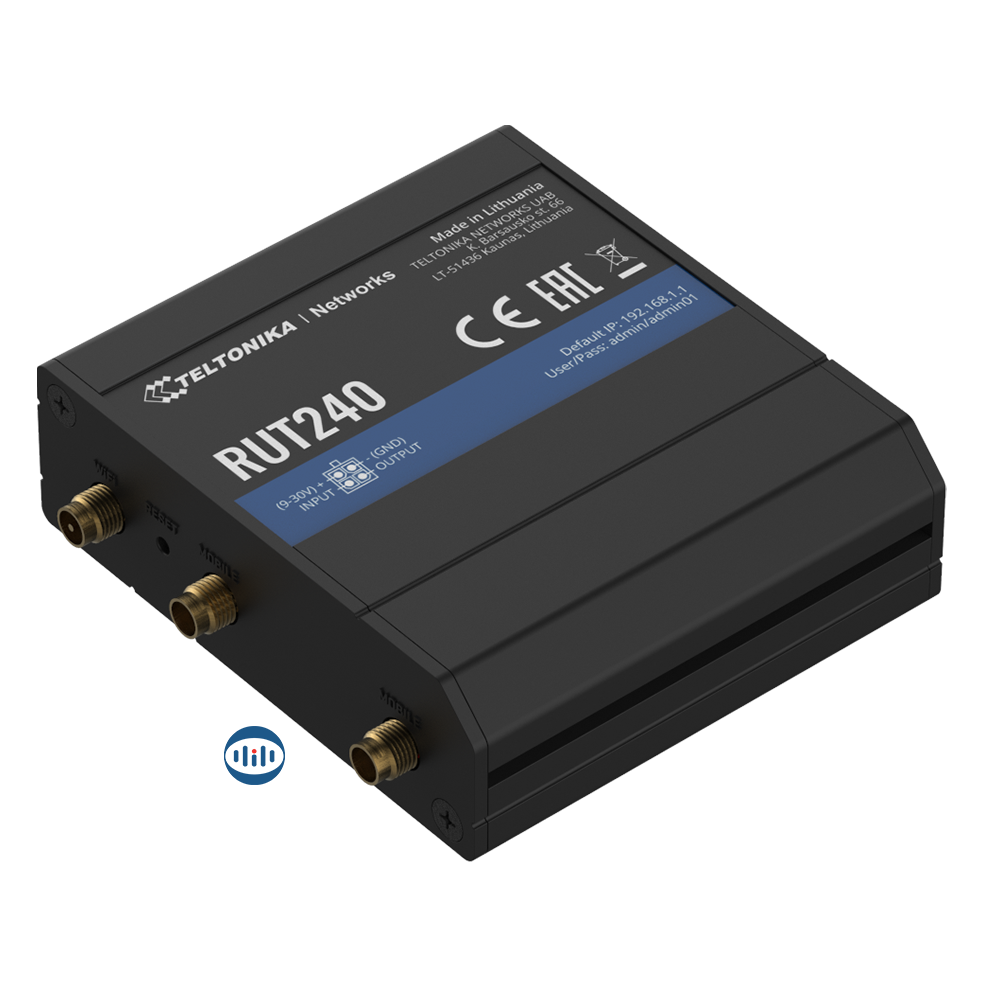 Teltonika RUT240 LTE/4G WLAN Industrial Router (Cat4)