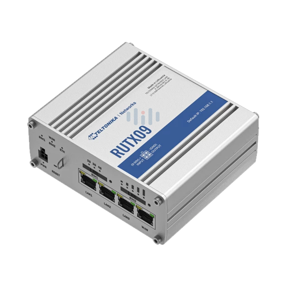 Teltonika RUTX09 LTE/4G Industrial Cellular Router (Cat6)