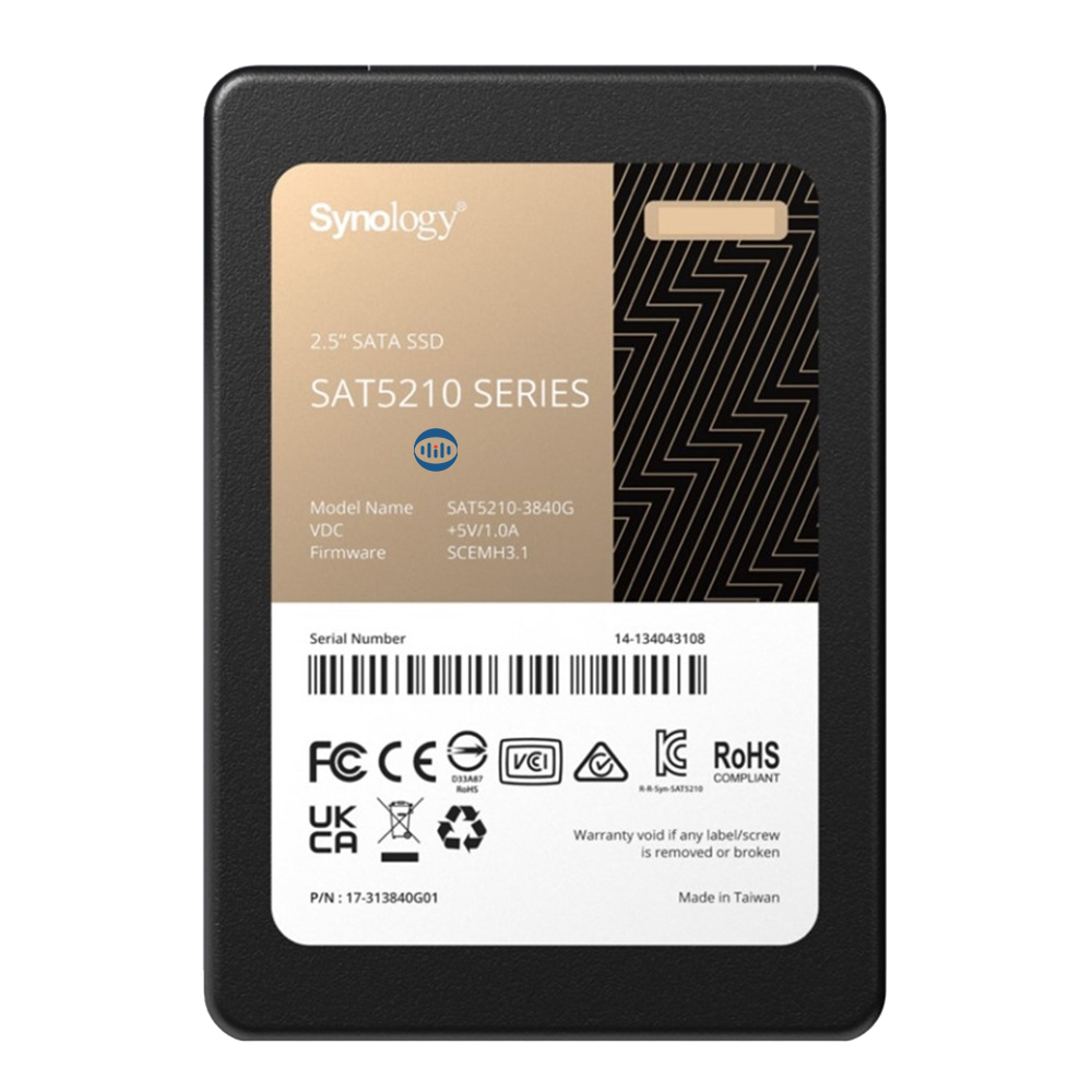 Synology SAT5210-3840G 2.5” 3840GB SATA SSD
