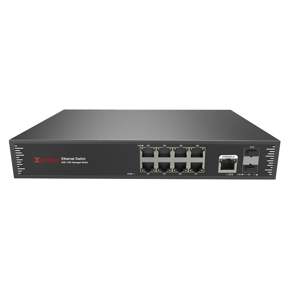 Xentino S0802 10Port (8GE/2SFP) L2+ Managed Ethernet Switch