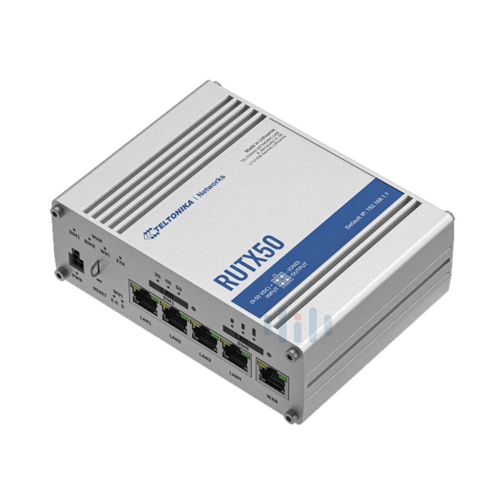 Teltonika RUTX50 5G WLAN Industrial Router