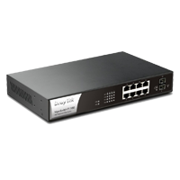 Draytek VigorSwitch P1100 8+2 Port PoE Websmart Gigabit Switch