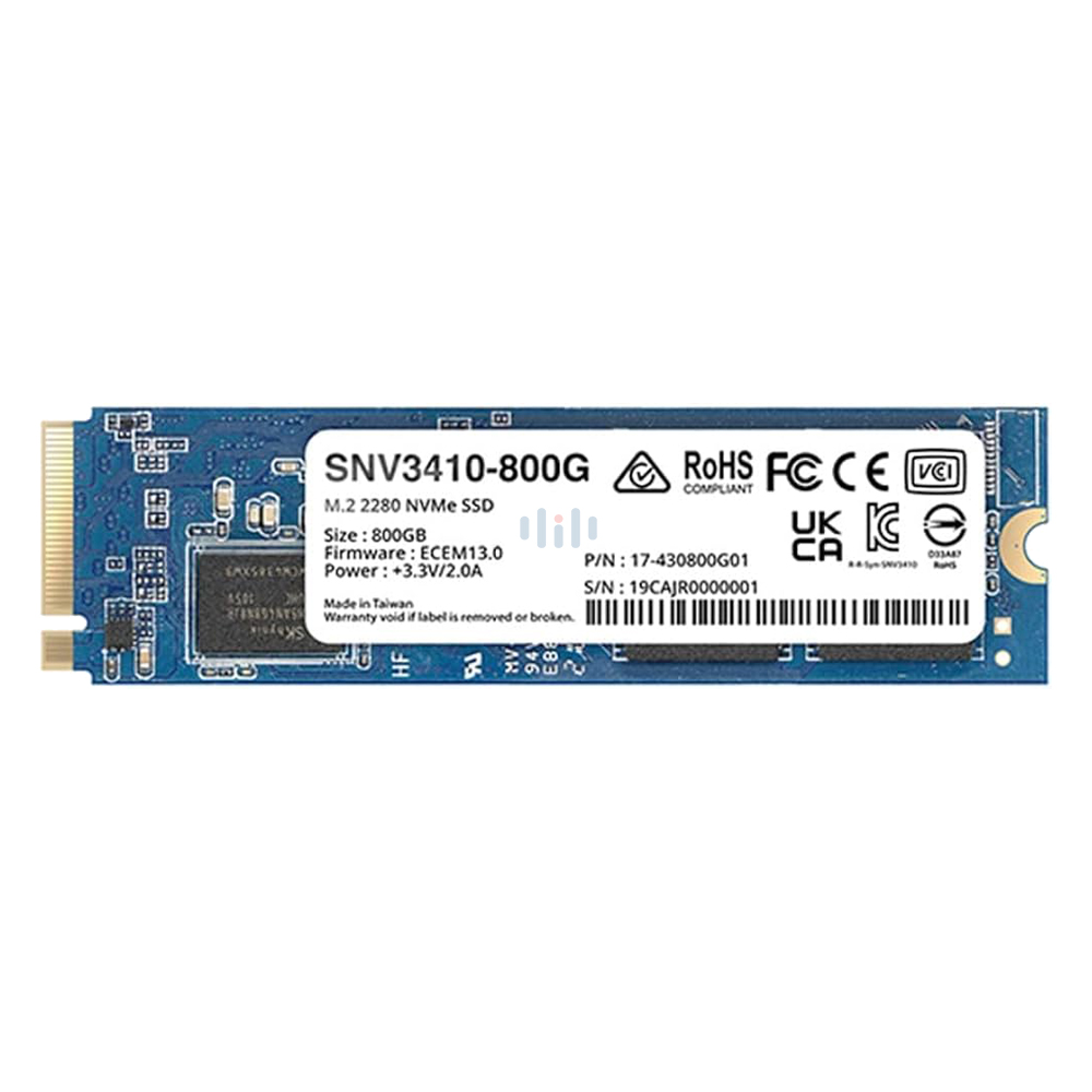 Synology SNV3410-800G 800GB M2 NVMe SSD
