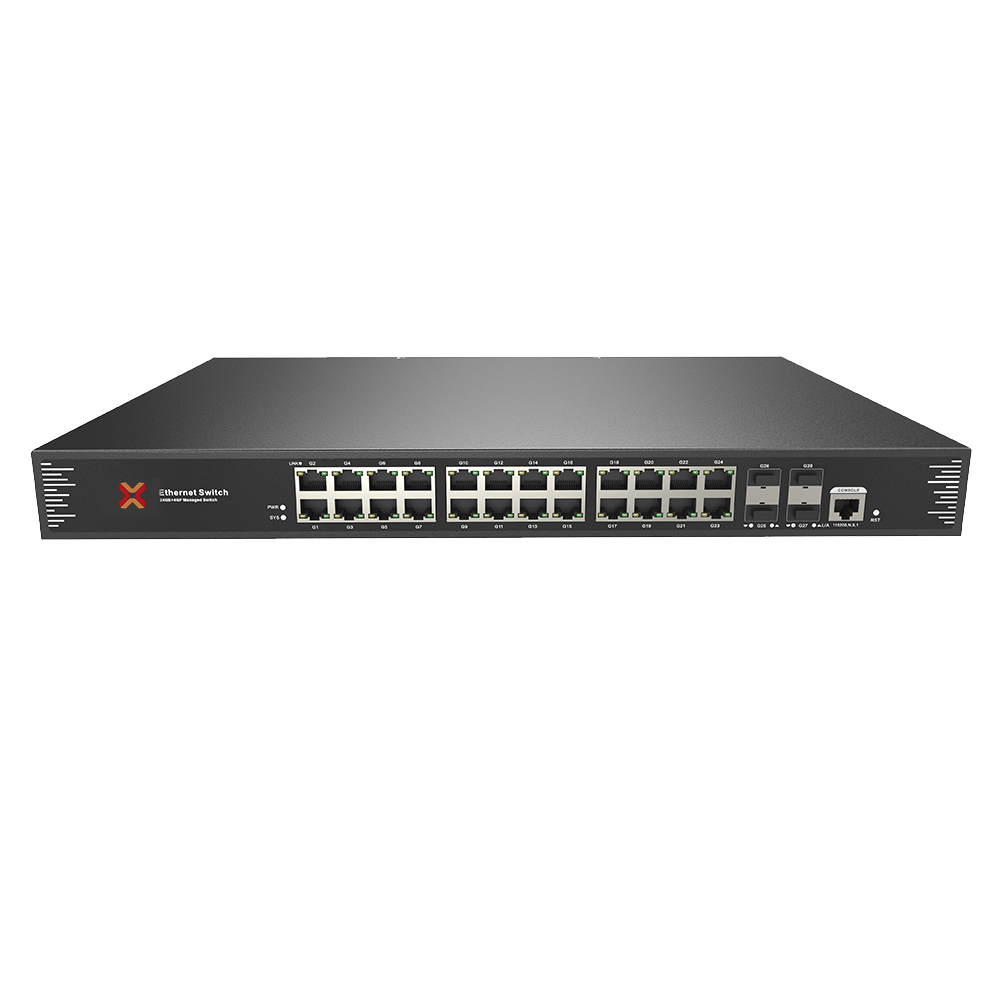 Xentino S2404G 28Port (24GE/4SFP) Gigabit 4Port SFP L2+ Managed Switch