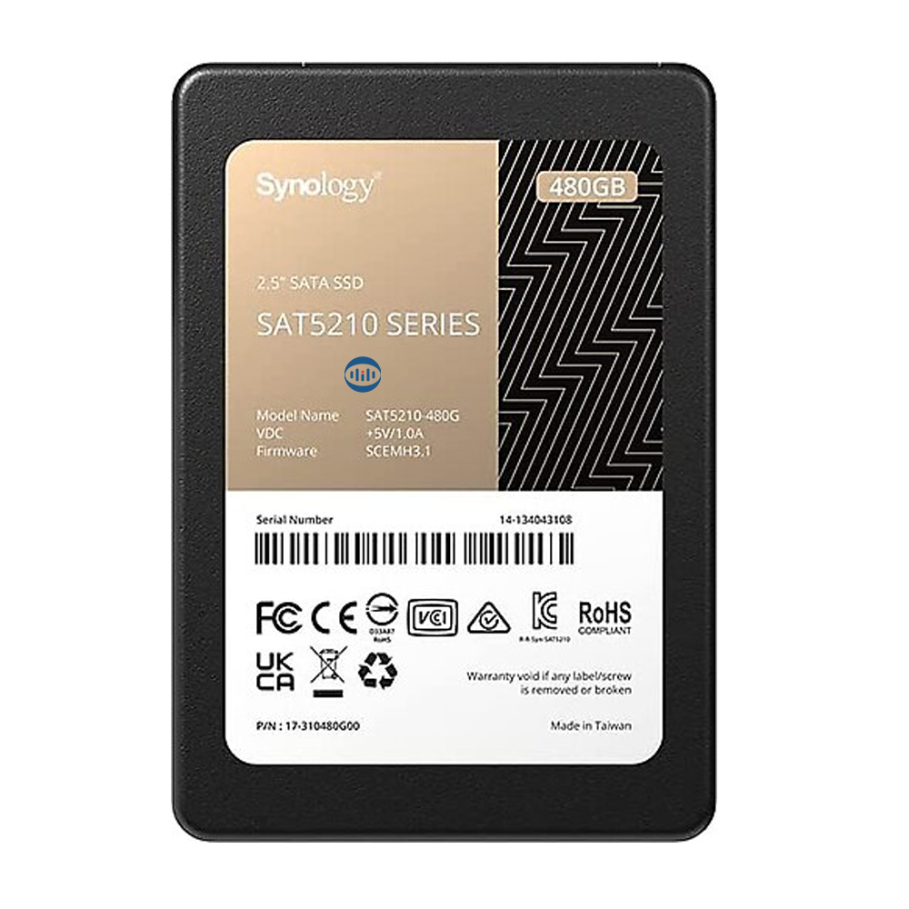 Synology SAT5210-480G 2.5” 480GB SATA SSD