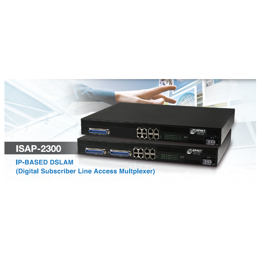 OpNet ISAP-2300S 24Port VDSL2 Standalone IPDSLAM