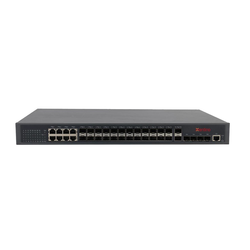 Xentino S8246TGL3 38Port (8GE/24SFP/6SFP+) L3 10GUplink Core Routing Switch