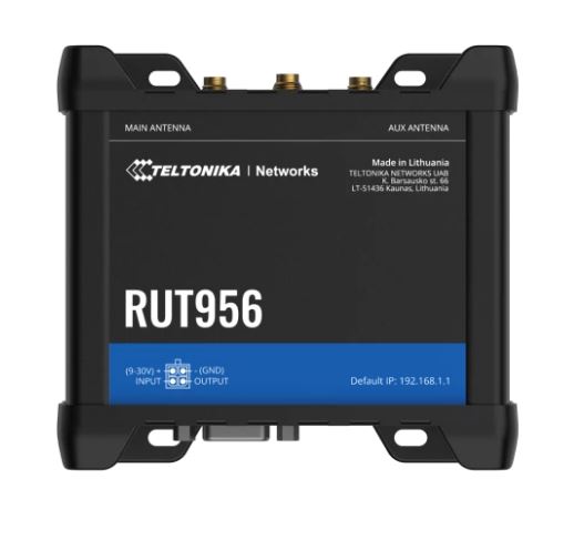 Teltonika RUT956 (RUT956400000) LTE/4G WLAN Industrial Router (Cat4) (Global Version)