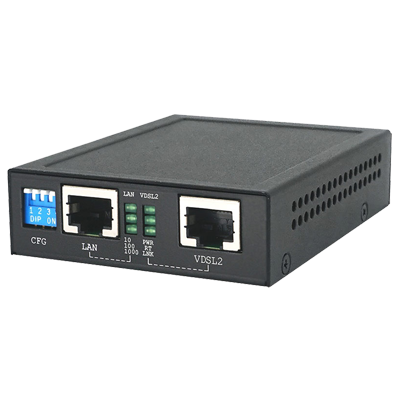 Xentino VX200IDC VDSL2 Industrial Gigabit Ethernet Extender (DC)