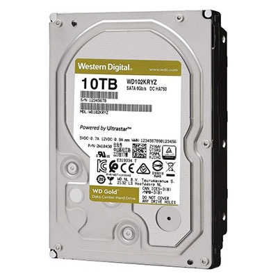 Western Digital 10TB Gold WD102KRYZ Enterprise SATA 6Gbs 256MB Cache HDD