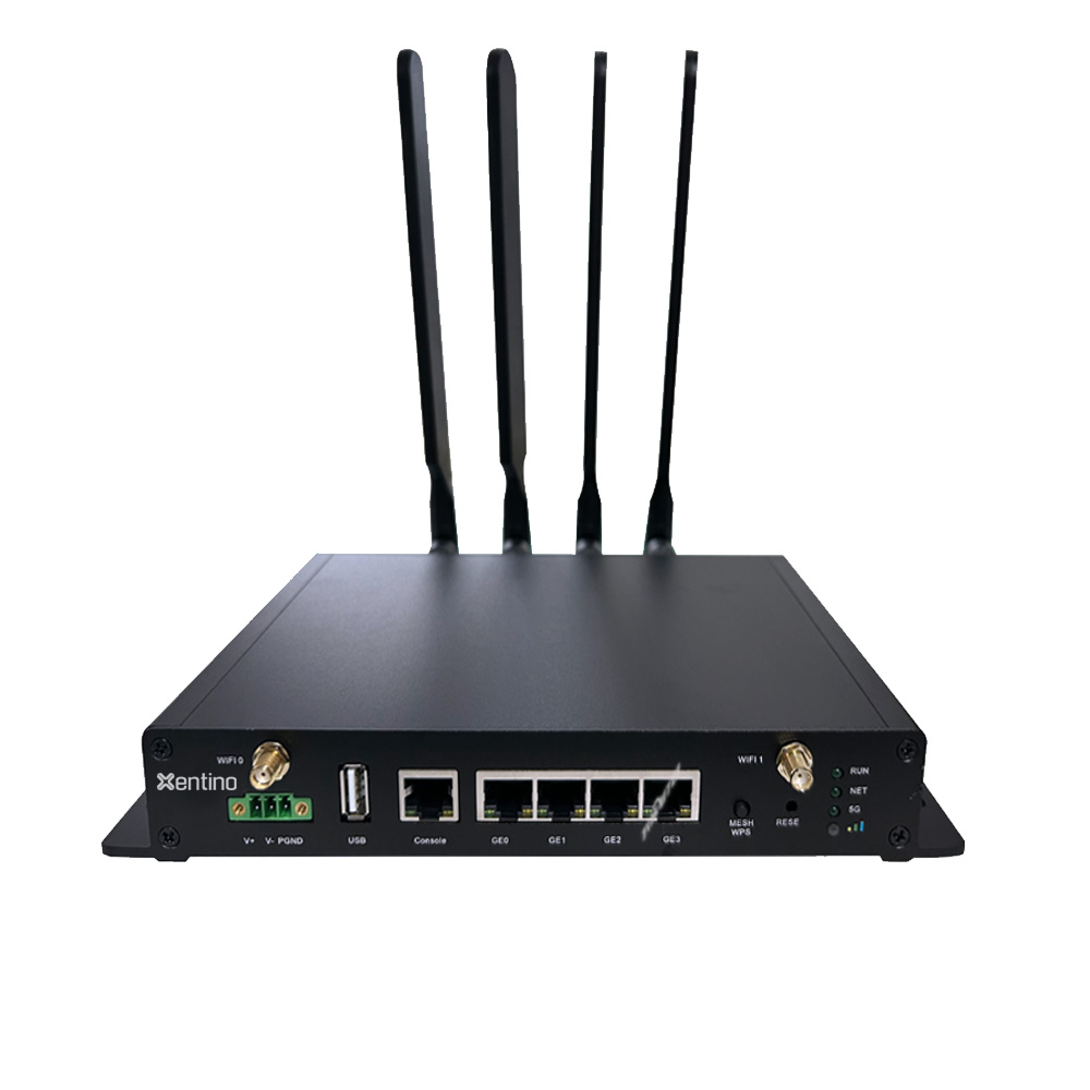 Xentino MR144M Industrial Multi WAN LTE/4G Wireless VPN Gateway (5GE+1SIM)