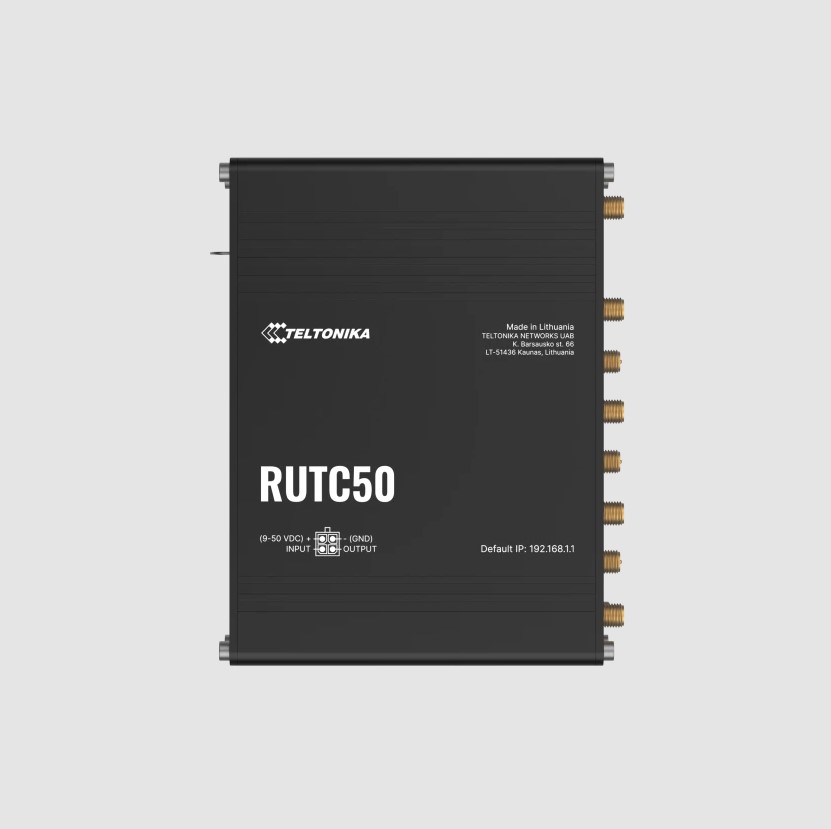 Teltonika RUTC50 5G WLAN Industrial Router