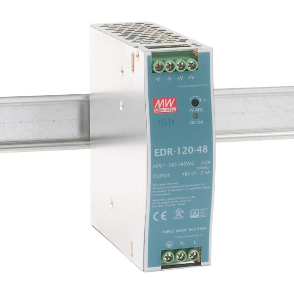 OEM DIN Rail Endüstriyel Güç Adaptörü (Power Supply Unit-PSU) (48V/2,5A)(EDR-120-48)