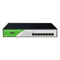 WisNetworks WIS-SG900P 10-Port 48 | 24 | 12VDC Adjustable Smart PoE Unmanaged Switch