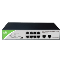 WisNetworks  WIS-SG910P 10-Port Gigabit, 48VDC Adjustable PoE Switch