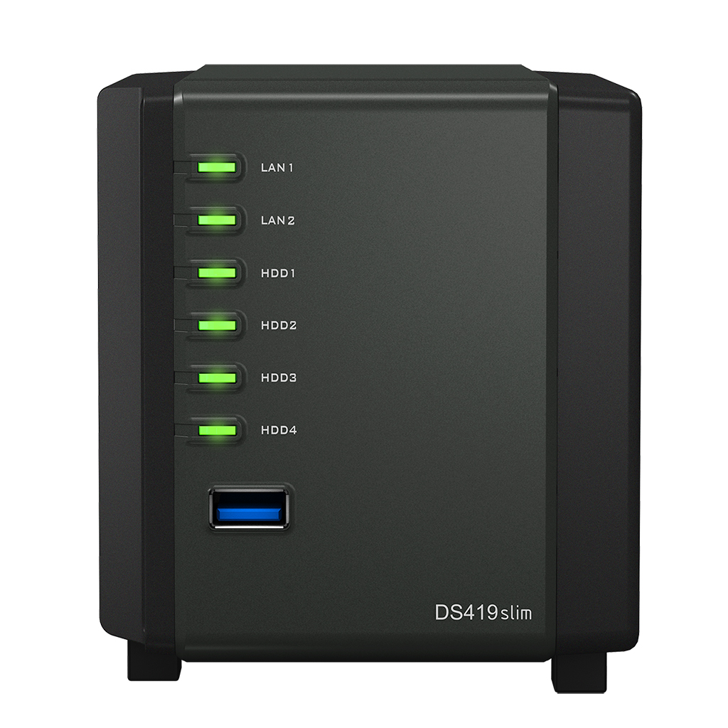 Synology DS419Slim all in one 4Bay NAS