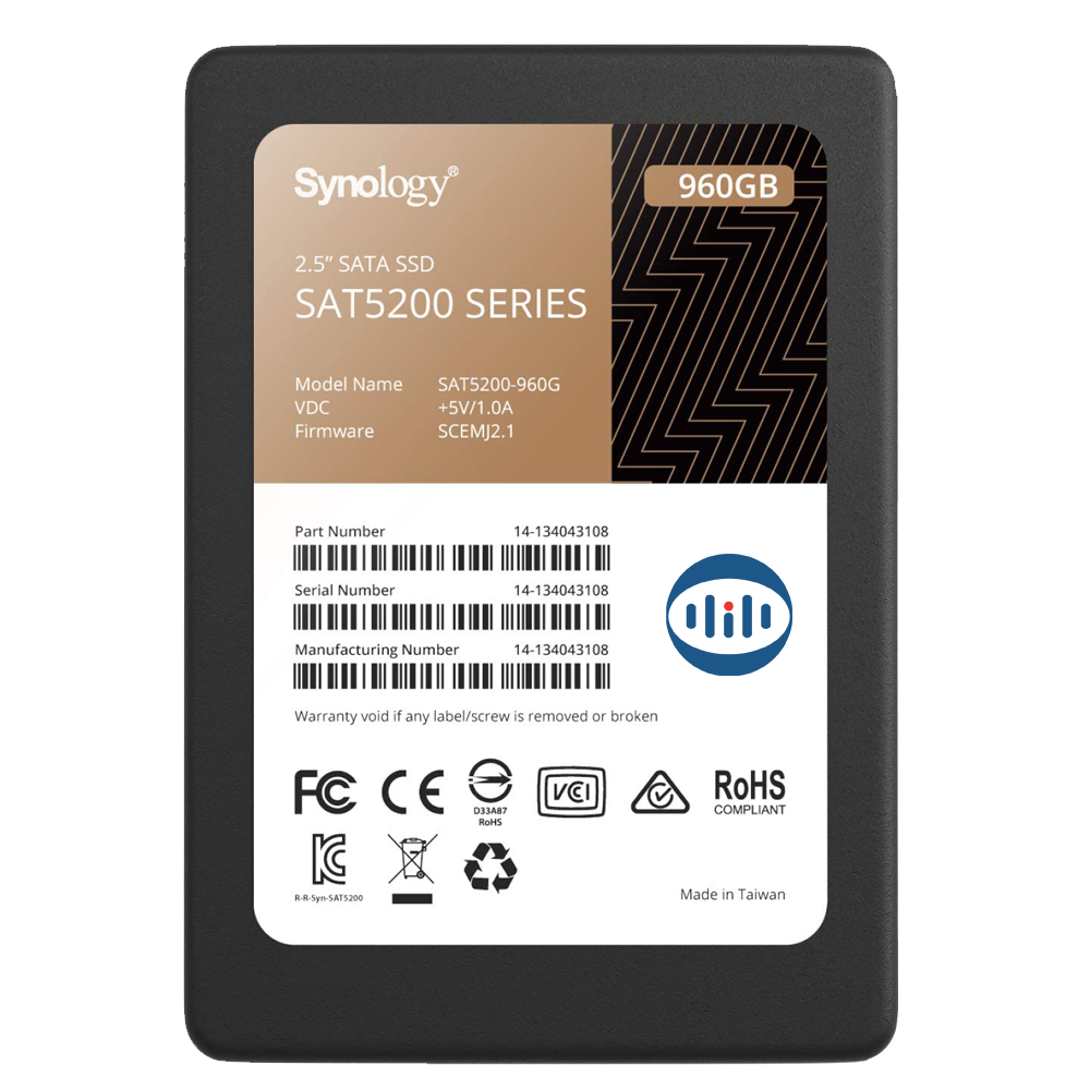 Synology SAT5200-960G 2.5” 960GB SATA SSD